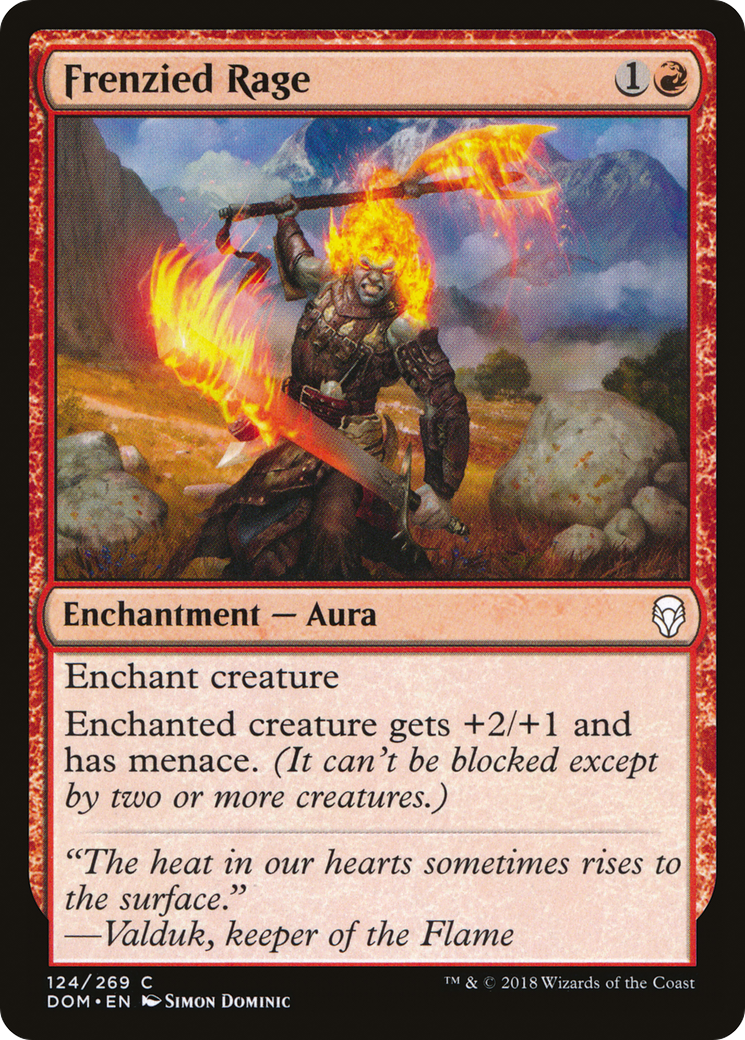 Frenzied Rage [Dominaria] Foil