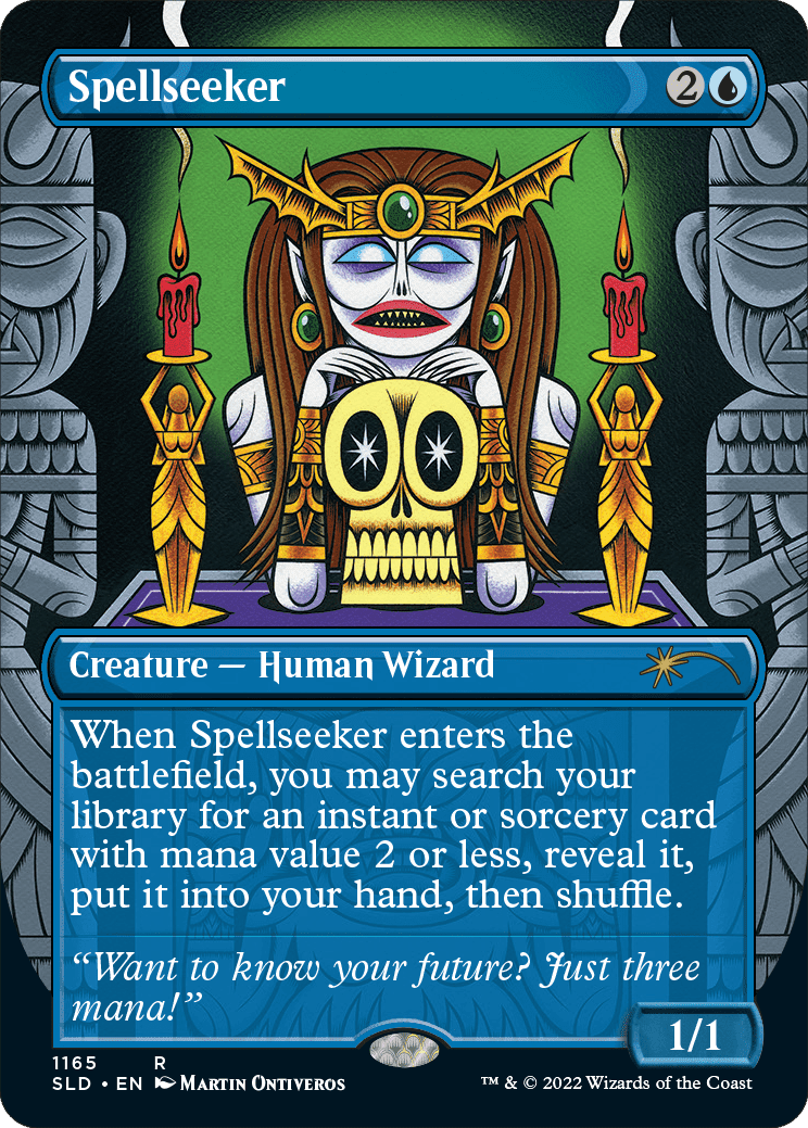 Spellseeker (Borderless) [Secret Lair Drop Series] Foil