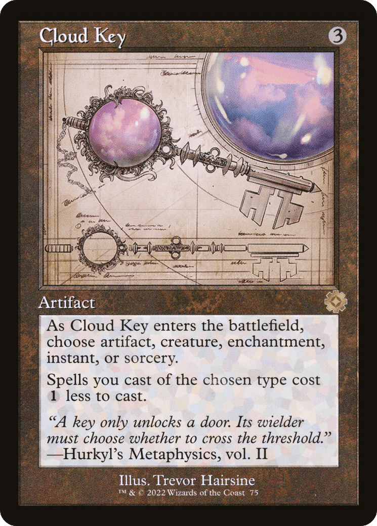 Cloud Key (Retro Schematic) [The Brothers' War Retro Artifacts]