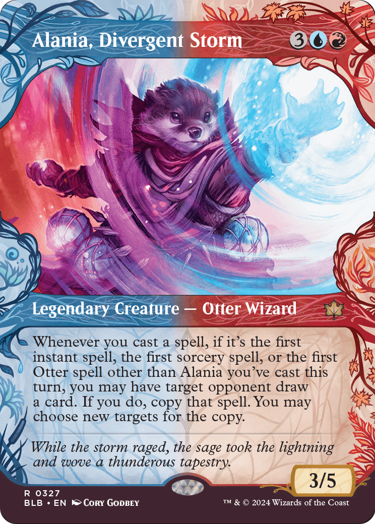 Alania, Divergent Storm (Showcase) [Bloomburrow] Foil
