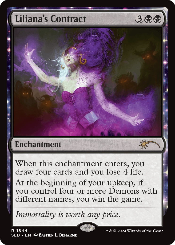 Liliana's Contract (1844) (1844) [Secret Lair Drop Series]