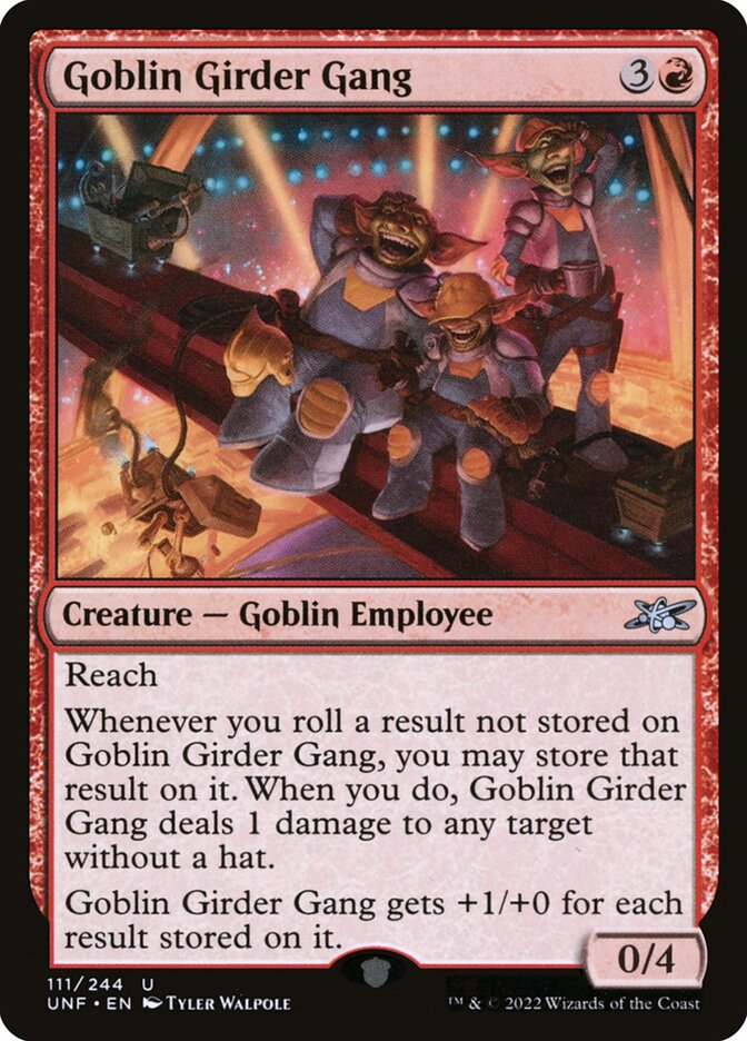Goblin Girder Gang 111/244 (Unfinity)  - Foil