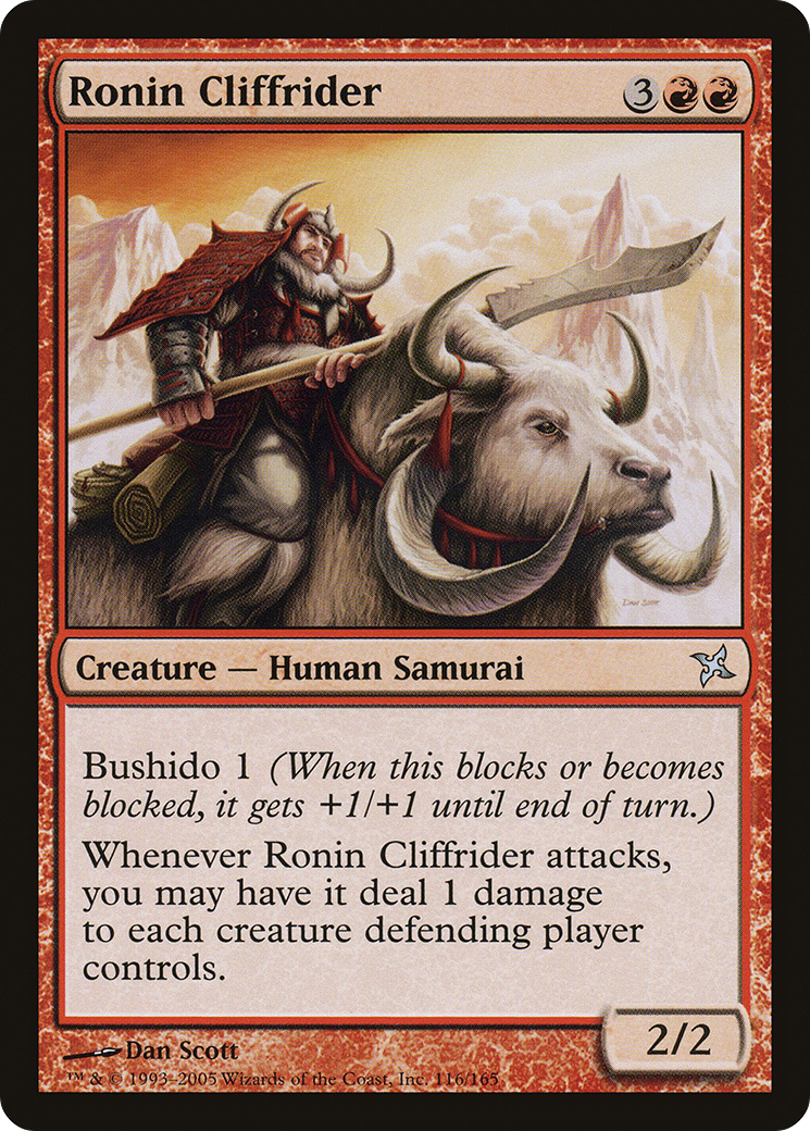 Ronin Cliffrider [Betrayers of Kamigawa] Foil