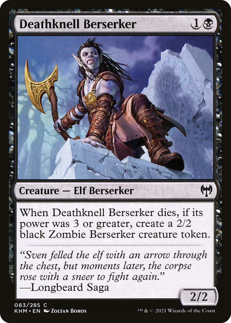 Deathknell Berserker [Kaldheim] Foil