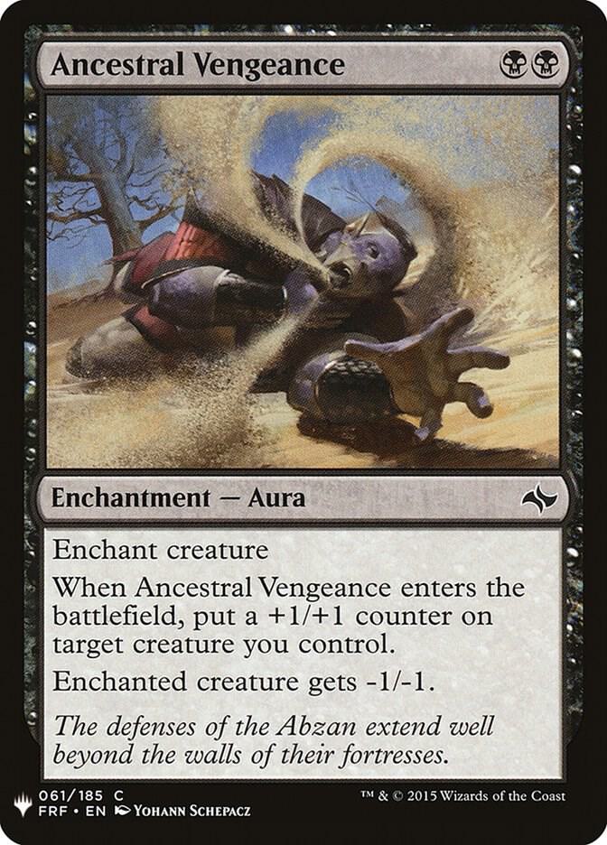 Ancestral Vengeance 61 (The List Reprints) 