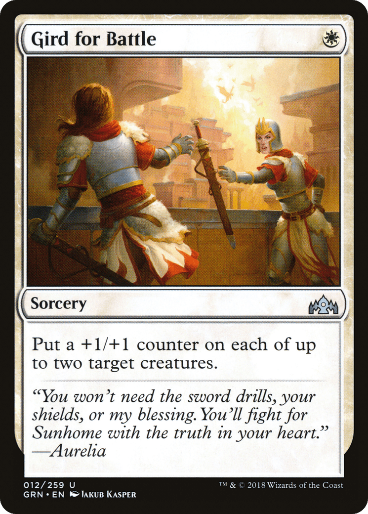Gird for Battle [Guilds of Ravnica] Foil
