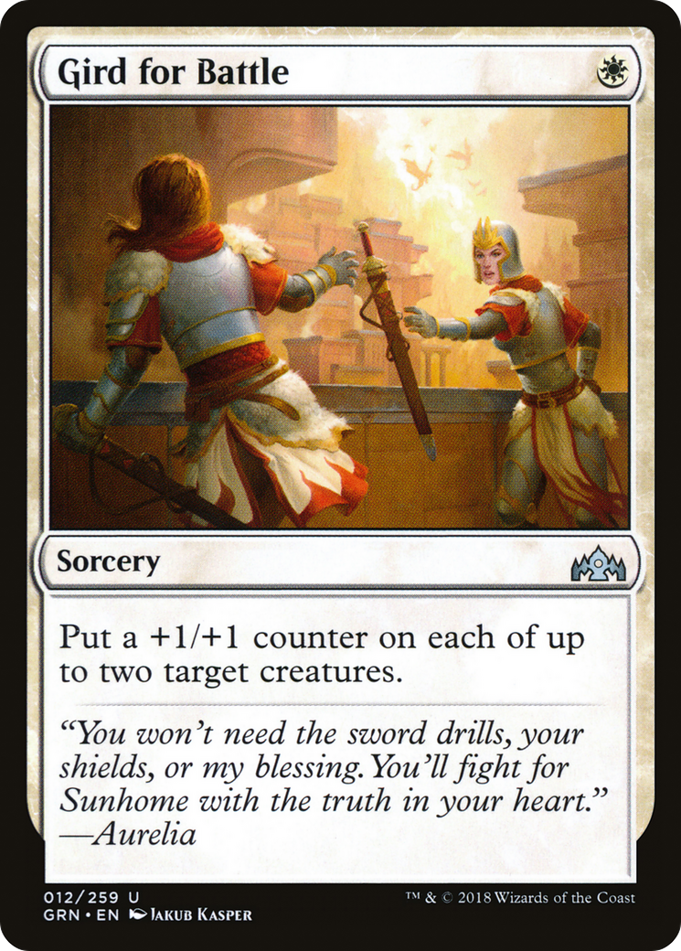 Gird for Battle [Guilds of Ravnica] Foil