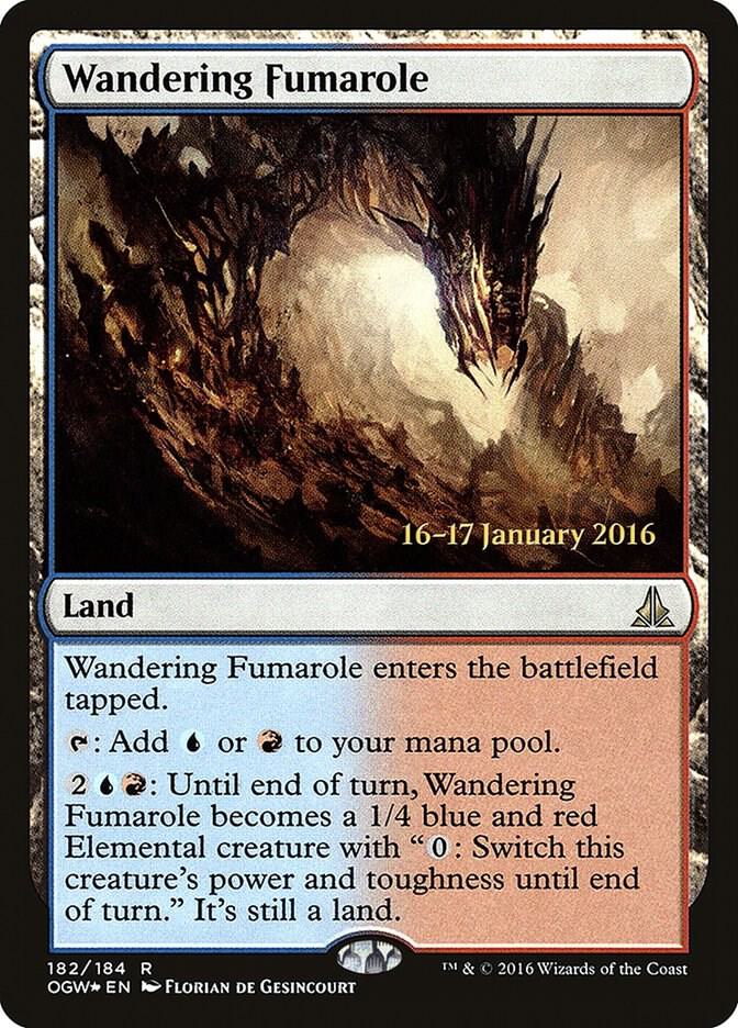 Wandering Fumarole 182s/65 (Prerelease Cards)  - Foil