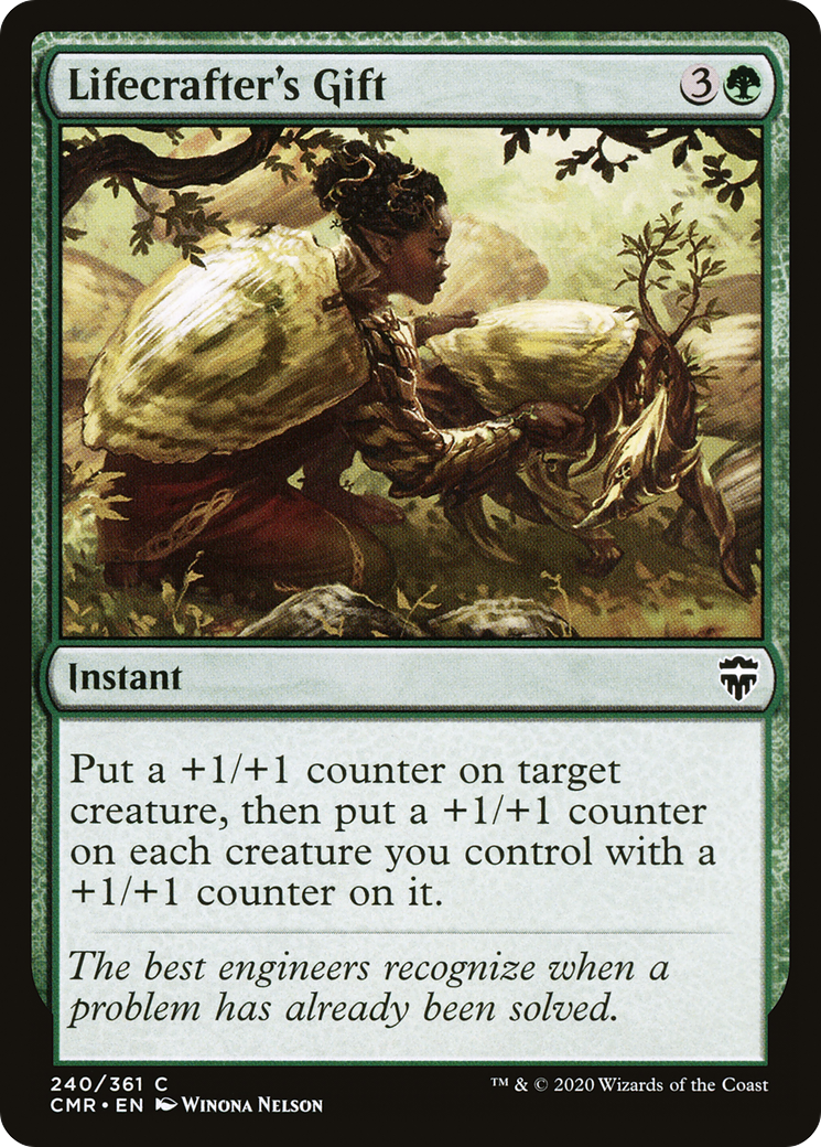 Lifecrafter's Gift [Commander Legends] Foil