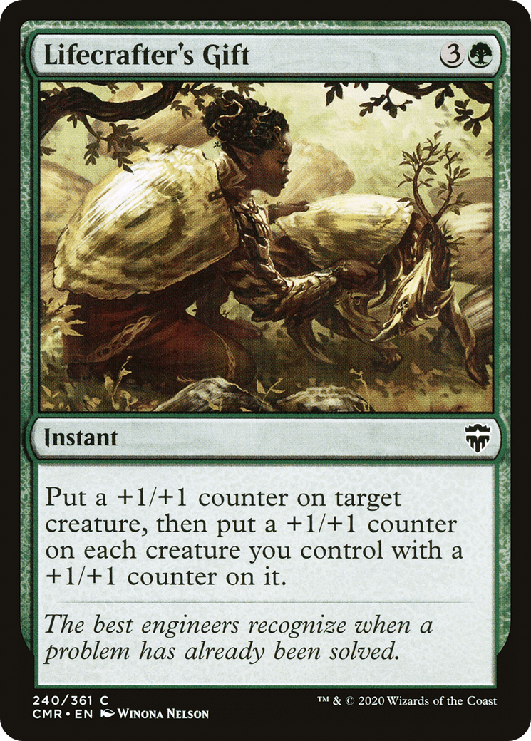 Lifecrafter's Gift [Commander Legends] Foil