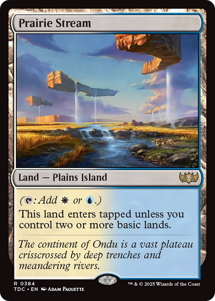 Prairie Stream (384) [Commander: Tarkir: Dragonstorm]