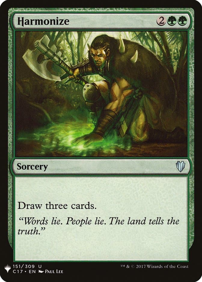 Harmonize |  (C17-151) [The List]
