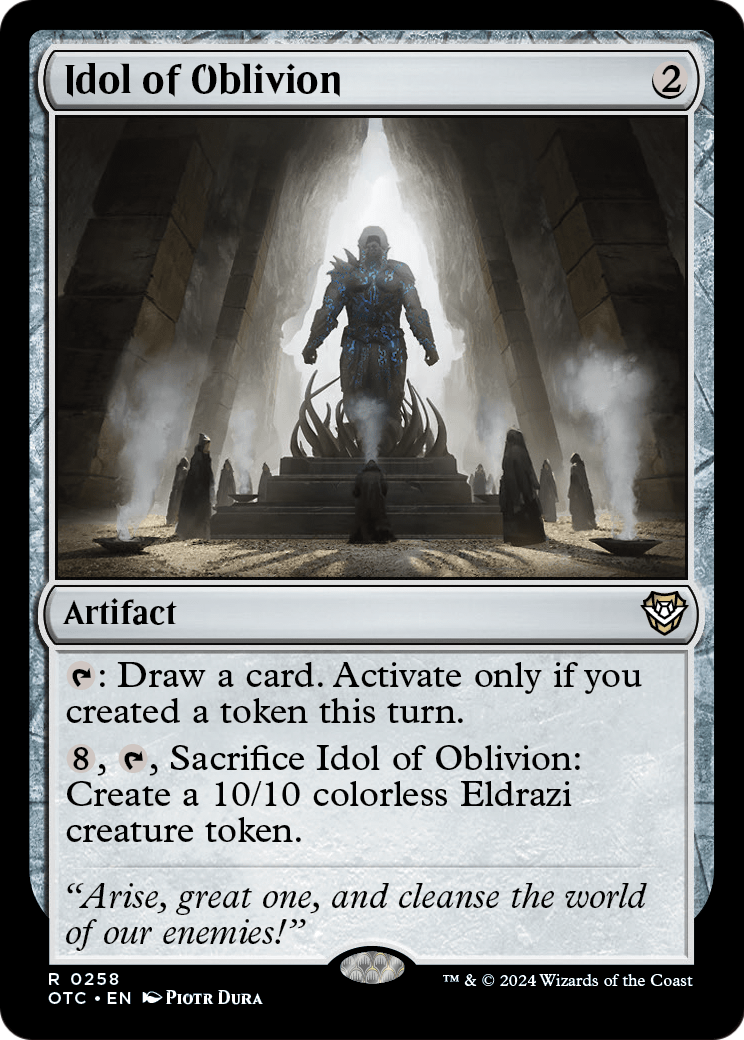 Idol of Oblivion [Outlaws of Thunder Junction Commander]