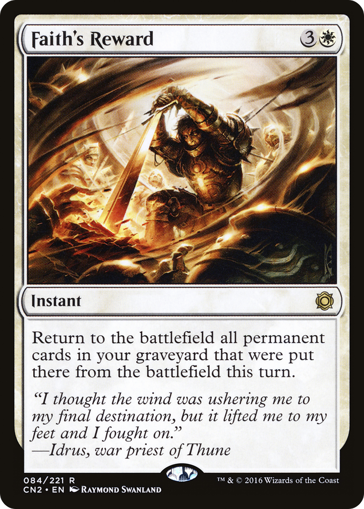 Faith's Reward [Conspiracy: Take the Crown] Foil