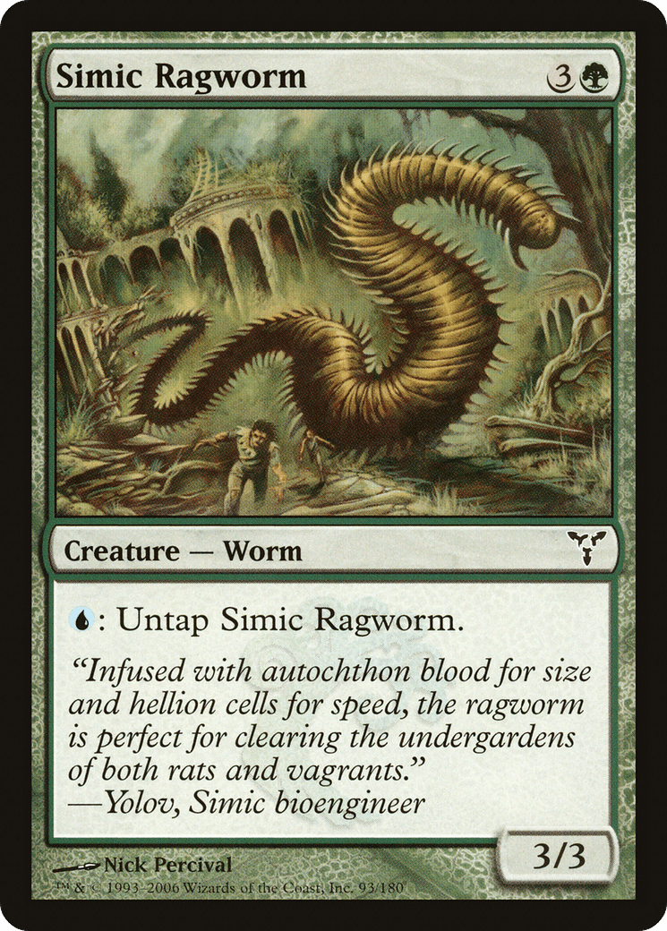 Simic Ragworm [Dissension] Foil