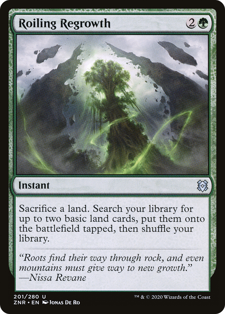 Roiling Regrowth [Zendikar Rising] Foil