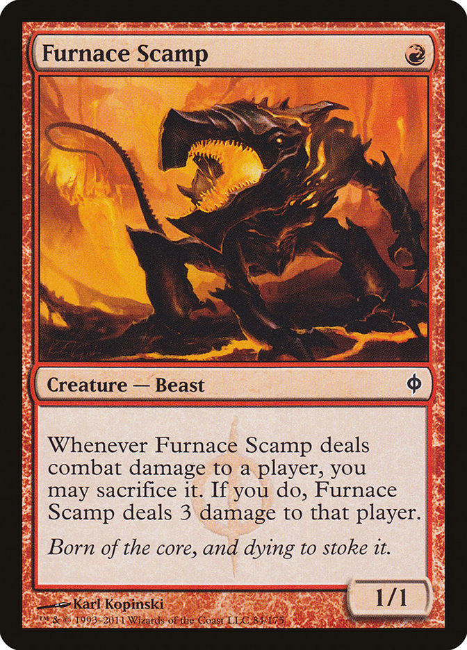 Furnace Scamp 84/175 (New Phyrexia) 