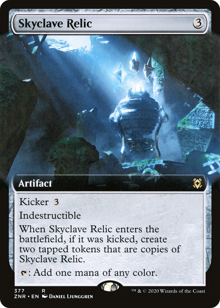 Skyclave Relic (Extended Art) [Zendikar Rising] Foil
