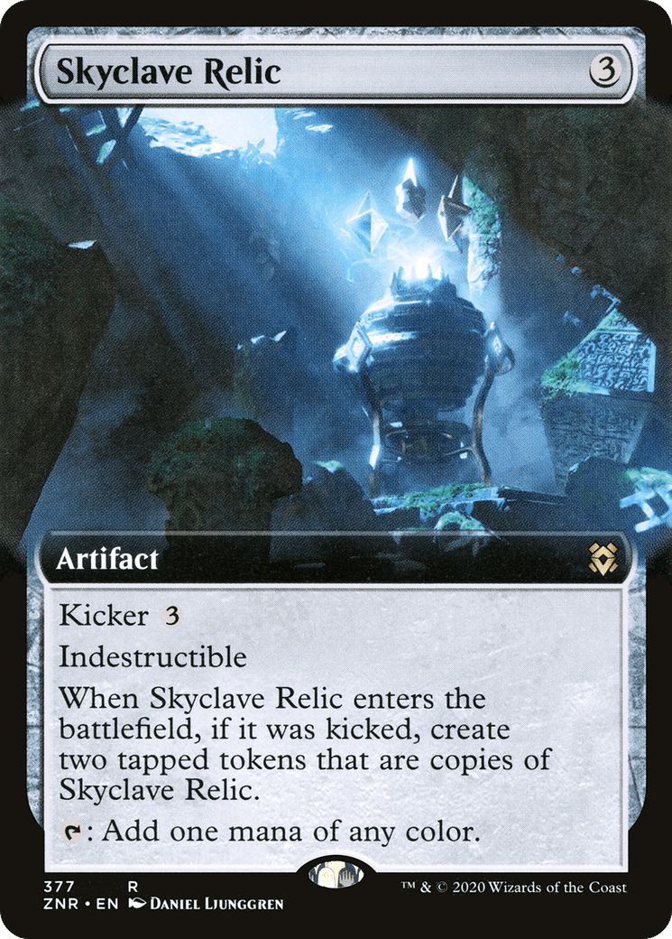 Skyclave Relic (Extended Art) [Zendikar Rising] Foil