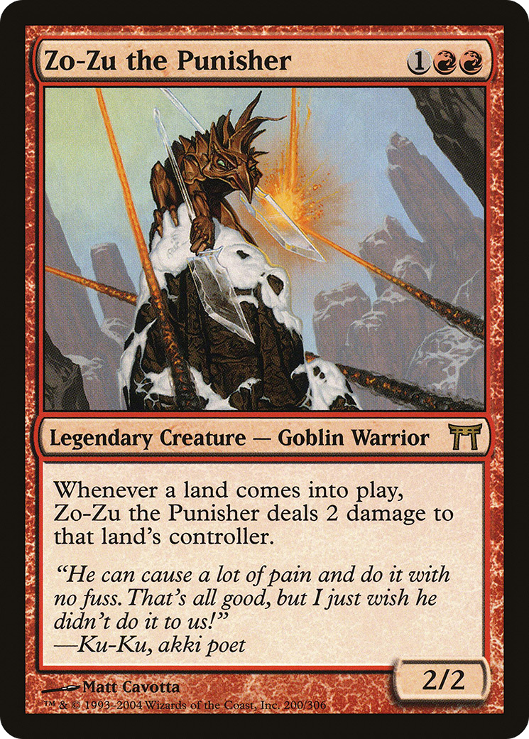 Zo-Zu the Punisher [Champions of Kamigawa] Foil