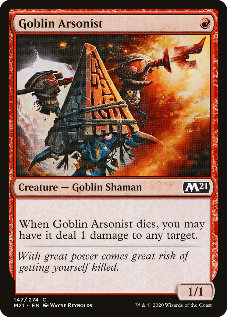 Goblin Arsonist [Core Set 2021] Foil