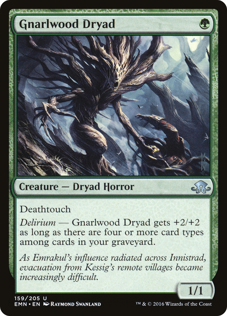 Gnarlwood Dryad [Eldritch Moon] Foil