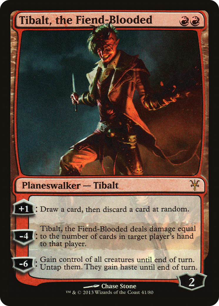 Tibalt, the Fiend-Blooded [Duel Decks: Sorin vs. Tibalt] Foil
