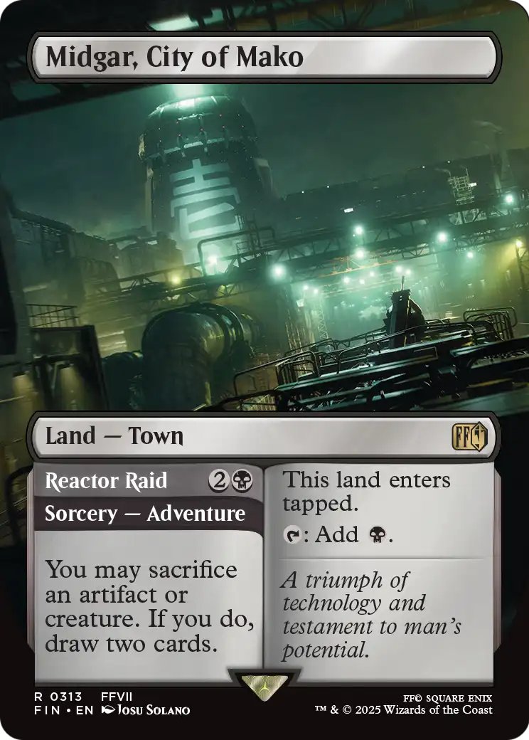 Midgar, City of Mako (Borderless) (313) [FINAL FANTASY]  Foil