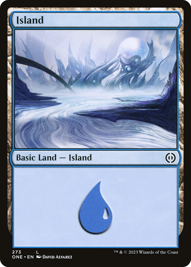 Island (273) [Phyrexia: All Will Be One] Foil