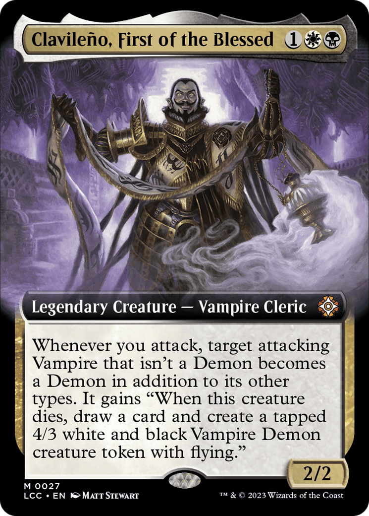 Clavileno, First of the Blessed (Extended Art) [The Lost Caverns of Ixalan Commander] Foil