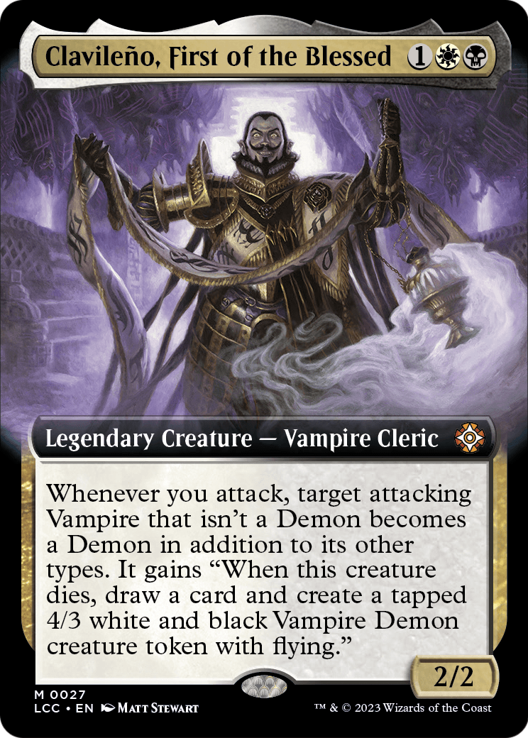 Clavileno, First of the Blessed (Extended Art) [The Lost Caverns of Ixalan Commander] Foil