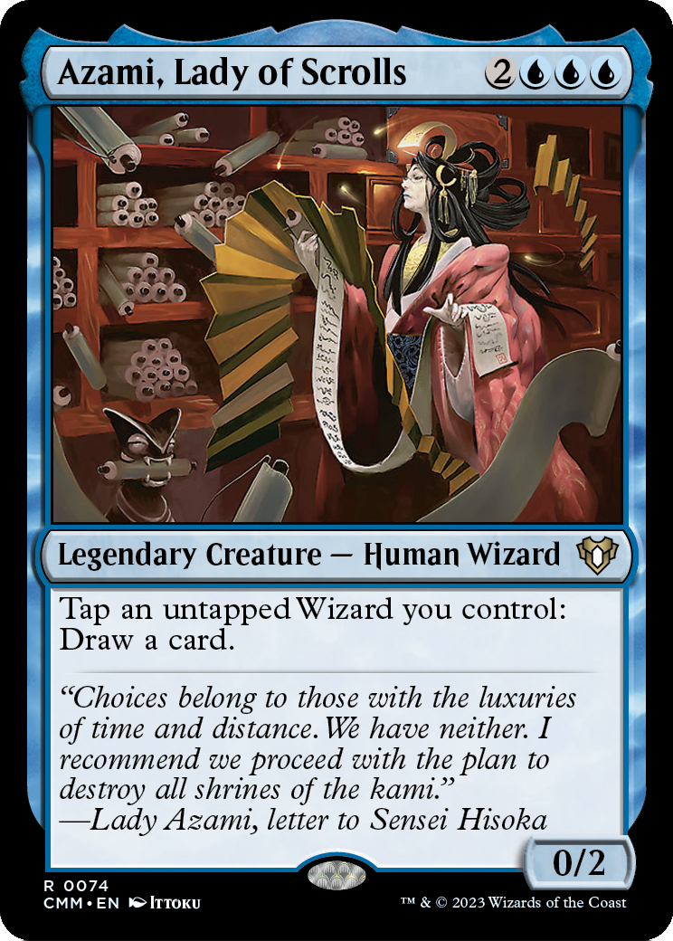 Azami, Lady of Scrolls [Commander Masters] Foil