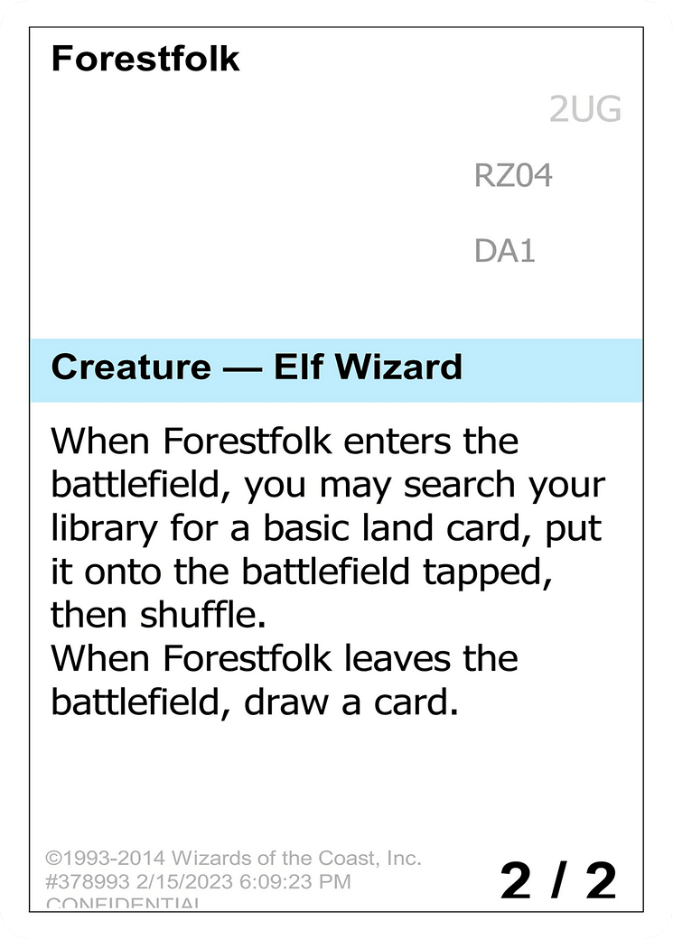 Forestfolk (DA1-RZ04A) - Unknown Event