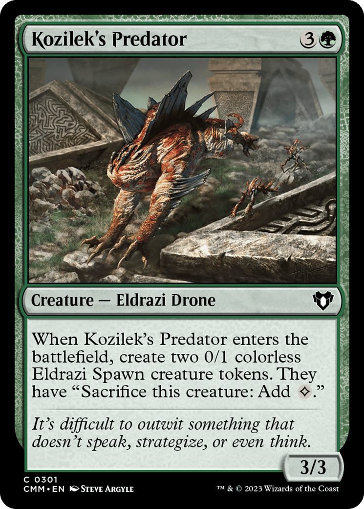 Kozilek's Predator [Commander Masters] Foil