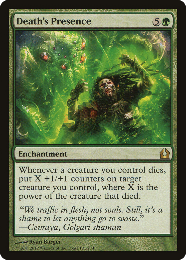 Death's Presence [Return to Ravnica] Foil