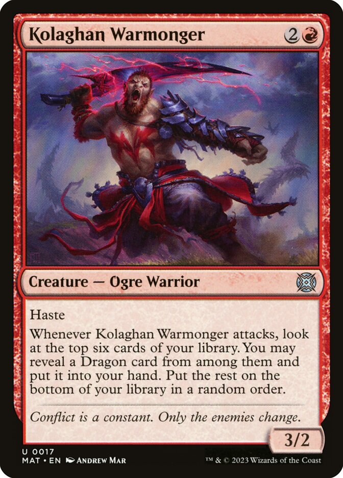 Kolaghan Warmonger 17 (March of the Machine: The Aftermath) 