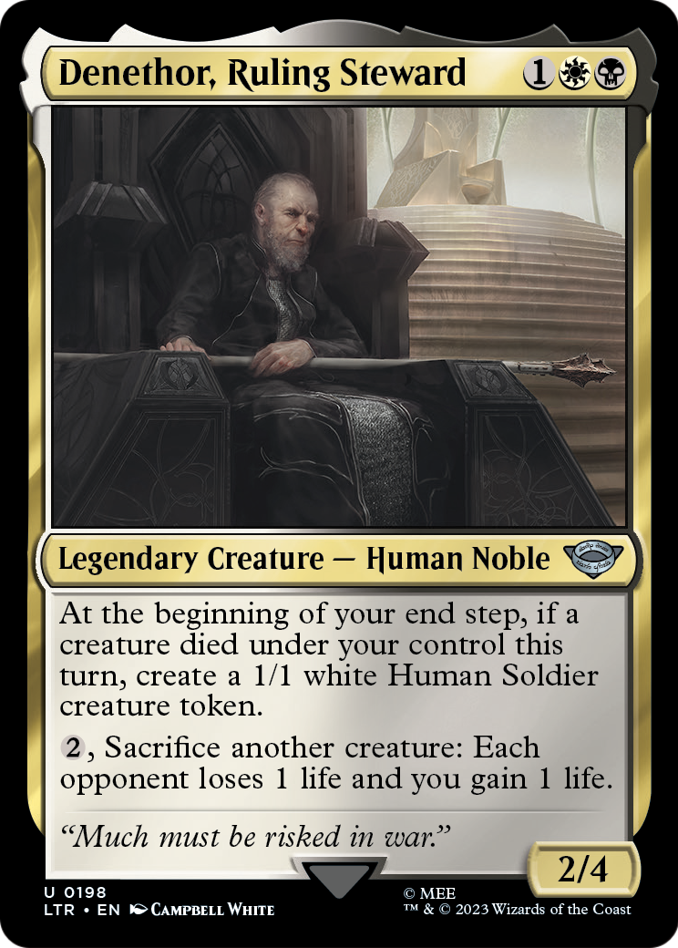 Denethor, Ruling Steward [The Lord of the Rings: Tales of Middle-Earth] Foil