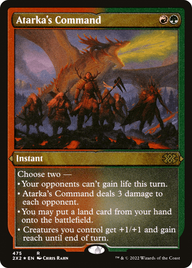 Atarka's Command (Foil Etched) |  Foil (475) [Double Masters 2022]