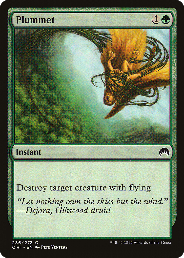 Plummet (286) [Magic Origins]  Foil