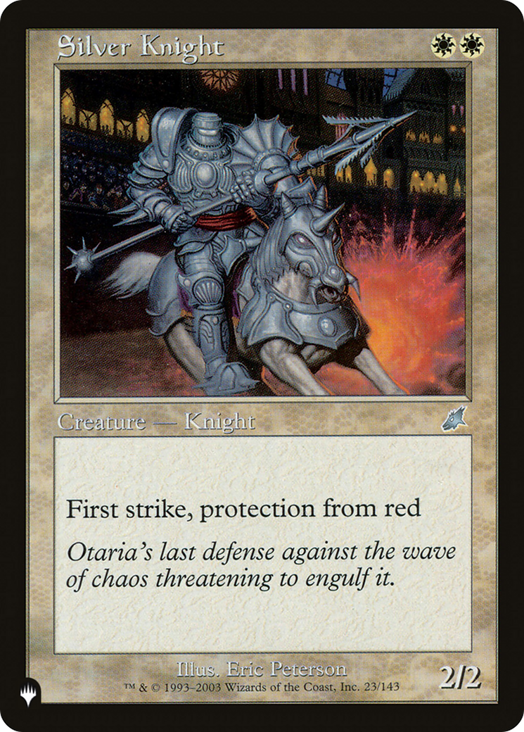 Silver Knight |  (SCG-23) [The List]
