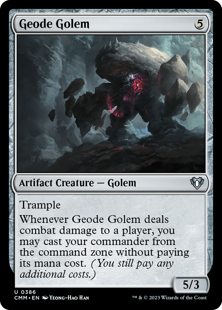 Geode Golem [Commander Masters] Foil