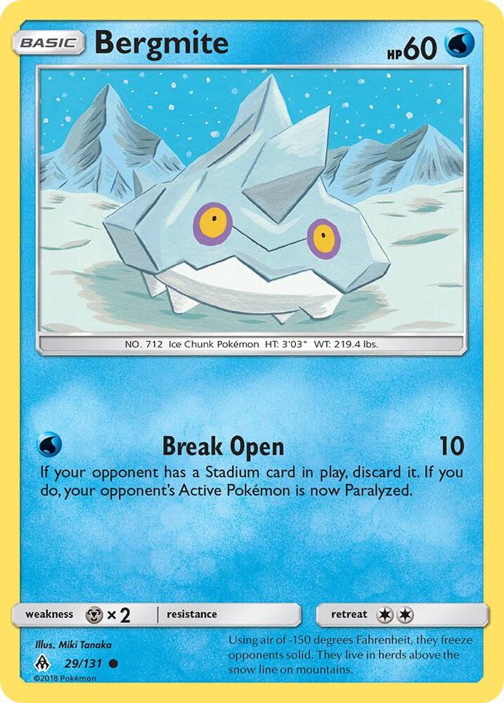 Bergmite 29/131 (SM - Forbidden Light) 