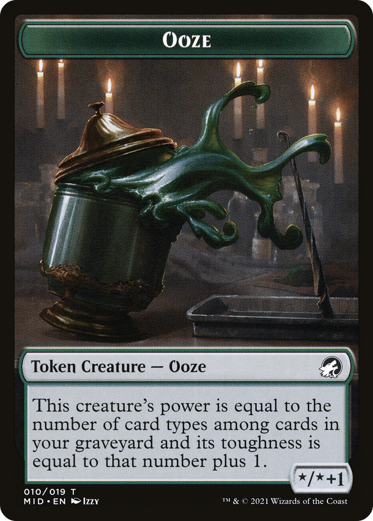 Ooze (TMID-010) - Innistrad: Midnight Hunt Tokens
