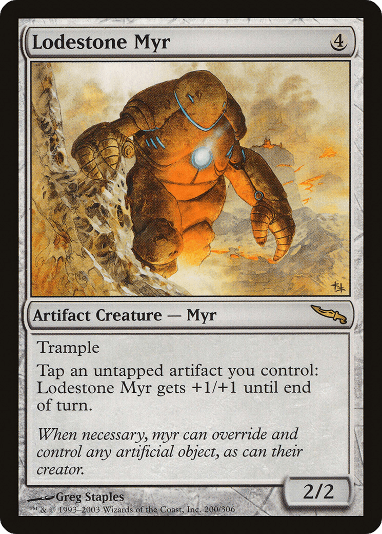 Lodestone Myr [Mirrodin] Foil