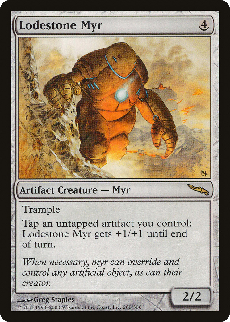 Lodestone Myr [Mirrodin] Foil