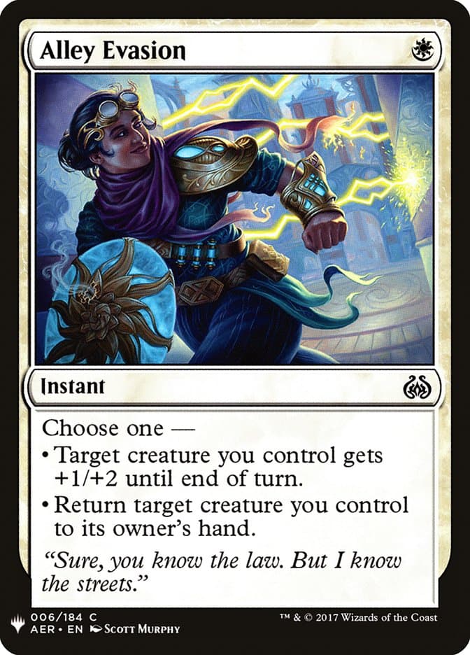 Alley Evasion |  (AER-6) [The List]
