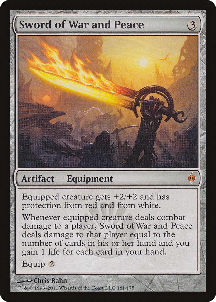 Sword of War and Peace [New Phyrexia] Foil