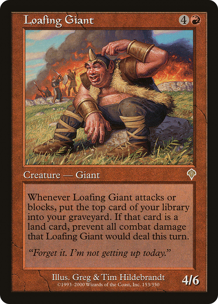 Loafing Giant [Invasion] Foil