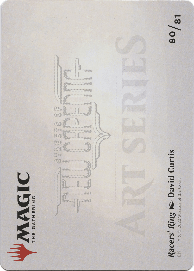 Racers' Ring // Racers' Ring (ASNC-080) - New Capenna Art Series (Borderless)