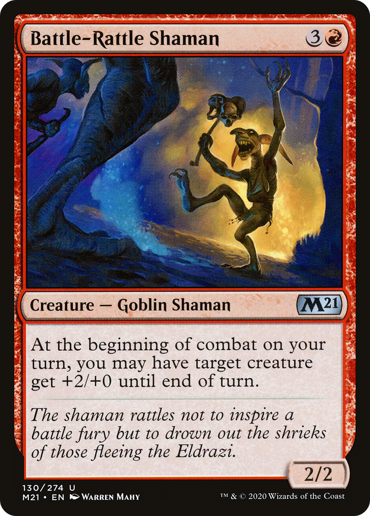 Battle-Rattle Shaman [Core Set 2021] Foil